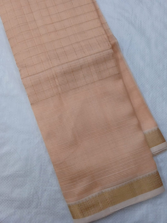 Mangalagiri Silk Cotton Kollam Print Saree