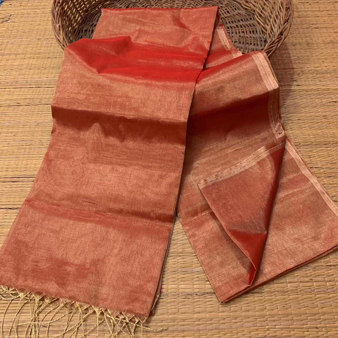 Maheshwari Tissue Handloom Saree