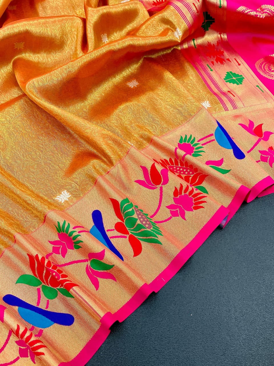 Paithani Tissue Soft Silk Saree