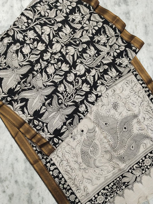 Kalamkari Silk Saree