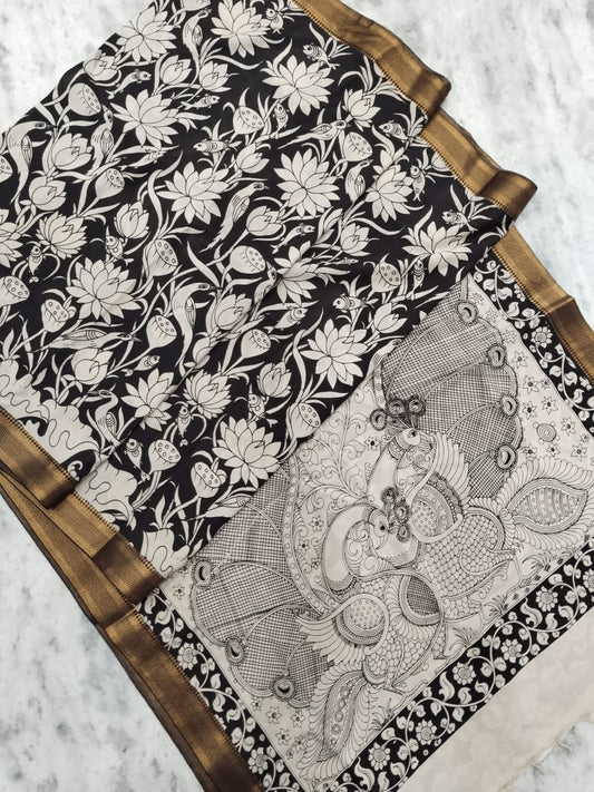 Kalamkari Silk Saree