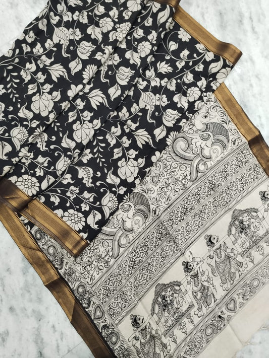 Kalamkari Silk Saree