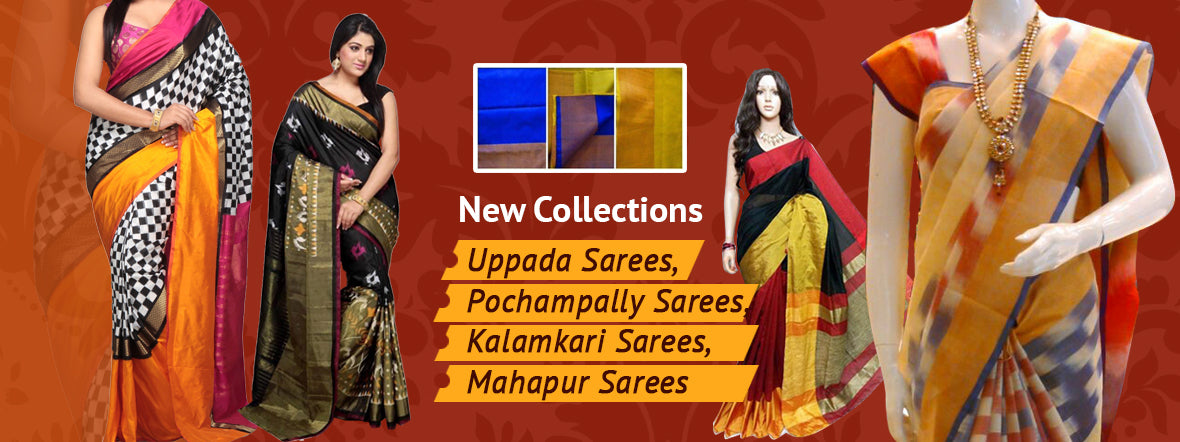 Pochampally sarees pochampally ikkat silk sarees online shopping