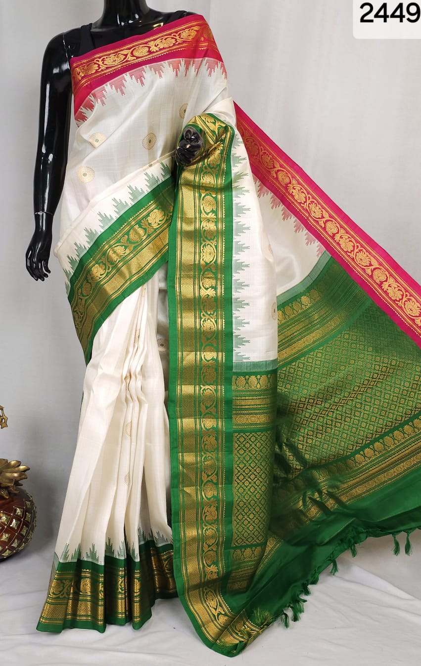 Gadwal Pure Silk Saree