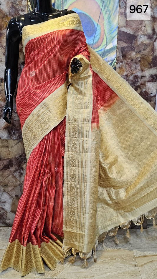 Gadwal Pure Silk Saree