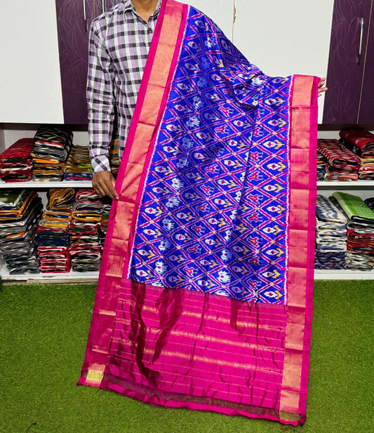 Pure Ikkat Pure Silk Duppata