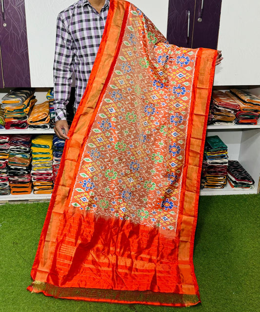 Pure Ikkat Pure Silk Duppata