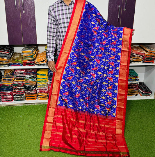 Pure Ikkat Pure Silk Duppata