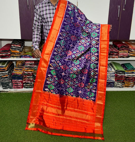 Pure Ikkat Pure Silk Duppata