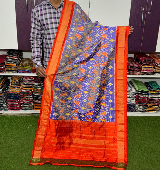 Pure Ikkat Pure Silk Duppata