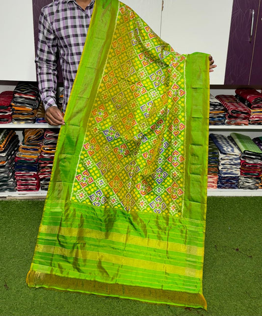 Pure Ikkat Pure Silk Duppata