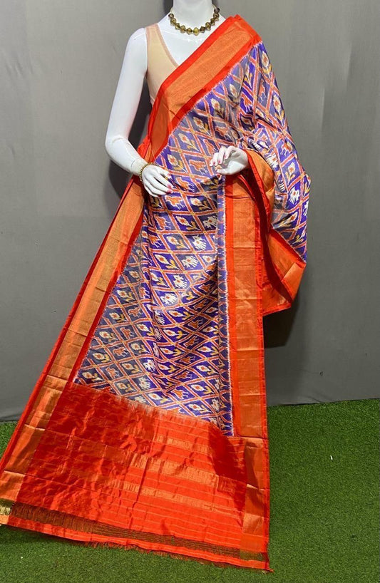 Pure Ikkat Pure Silk Duppata