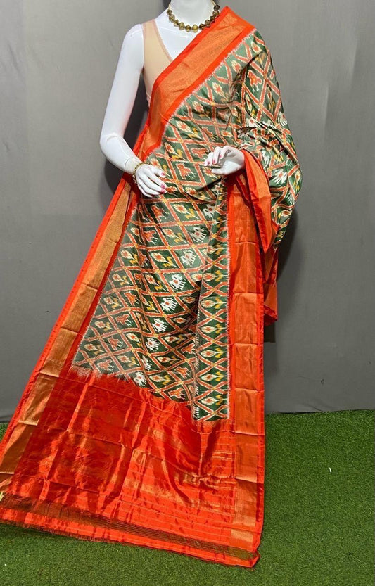 Pure Ikkat Pure Silk Duppata