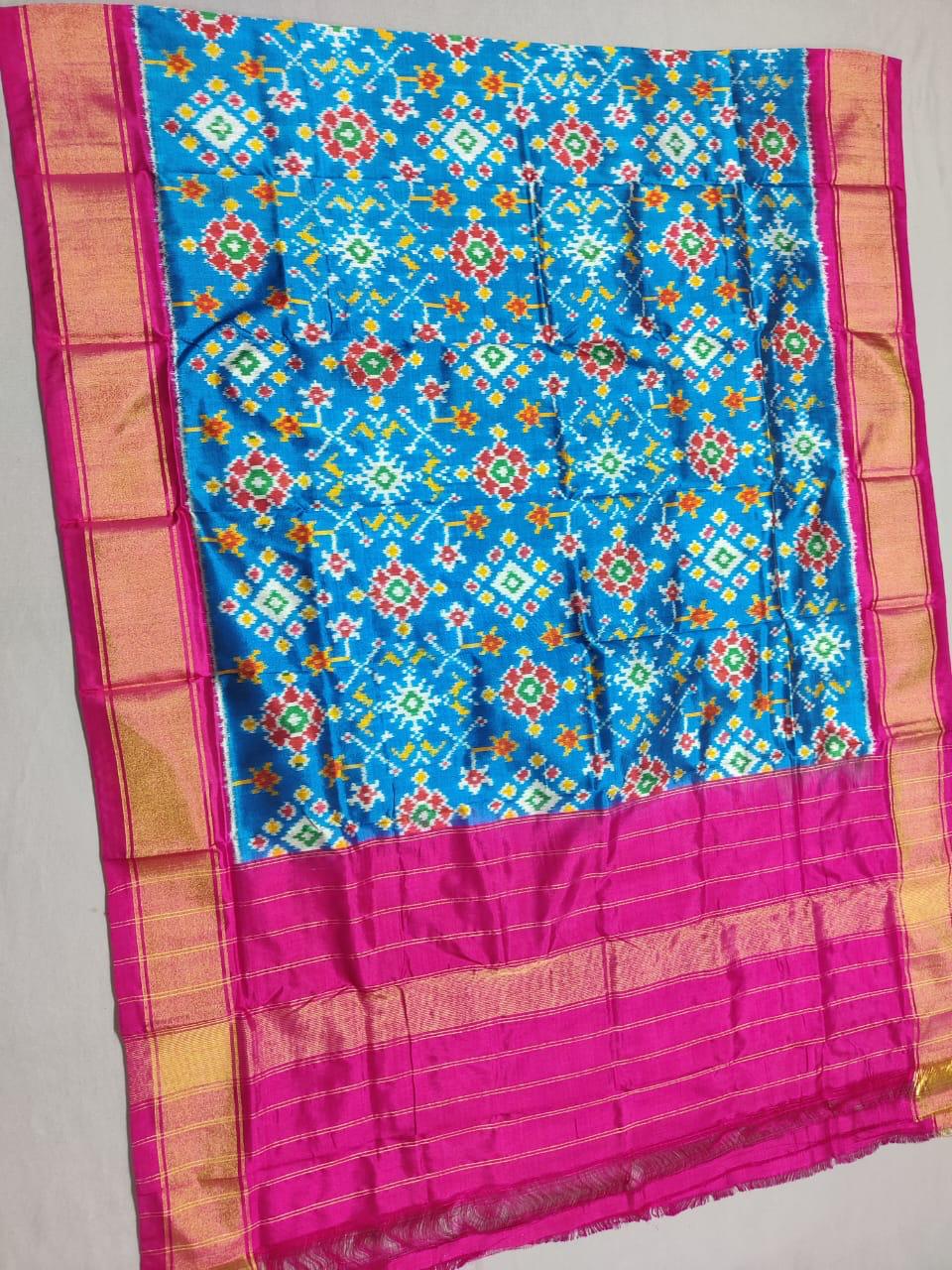 Pure Ikkat Pure Silk Duppata