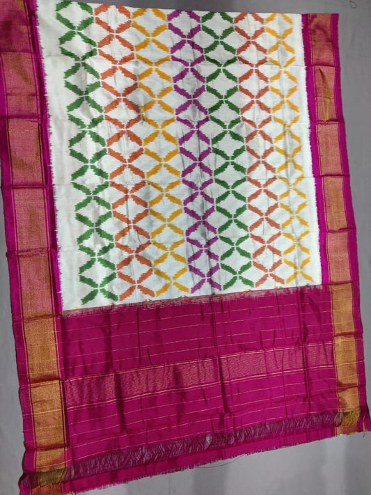 Pure Ikkat Pure Silk Duppata