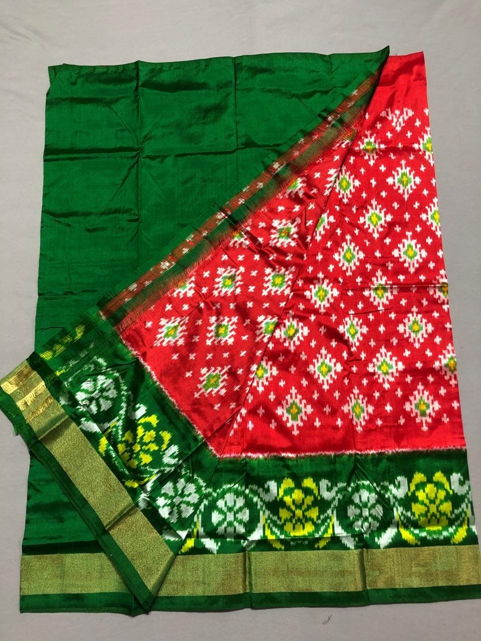 Ikkat Pure Silk Medium Size Lehenga