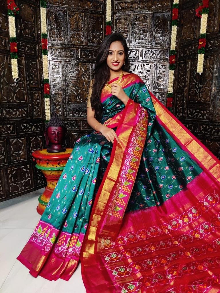 Ikkat sarees store online shopping