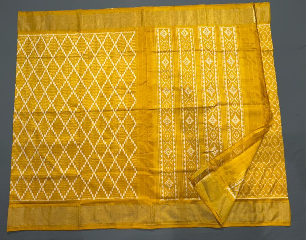 Ikkat Pure Silk Saree