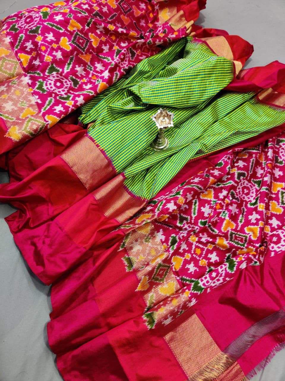 Ikkat Pure Silk Saree