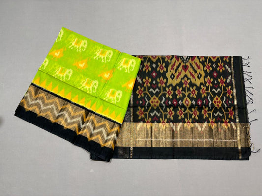 Pure Ikkat Siko Saree