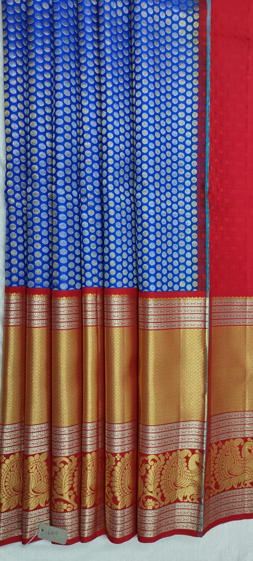 Kanchipuram Pure Silk Free Size Lehenga