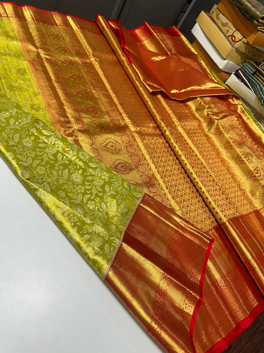 Kanchipuram Tissue Silk Saree