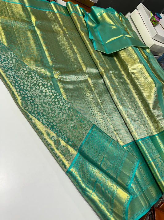 Kanchipuram Tissue Silk Saree