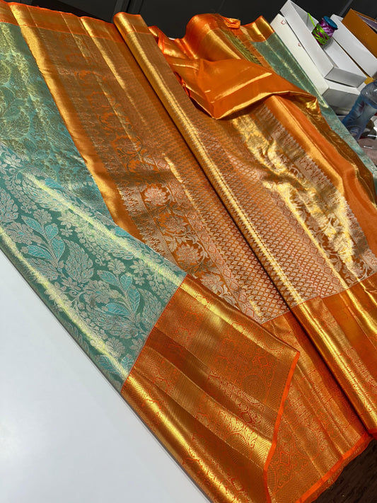 Kanchipuram Tissue Silk Saree