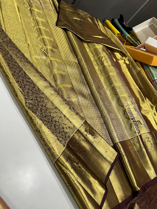 Kanchipuram Tissue Silk Saree