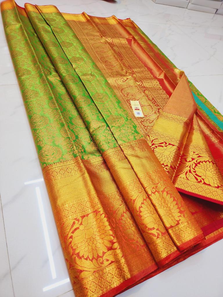 Bridal Tissue Kanchipuram Saree