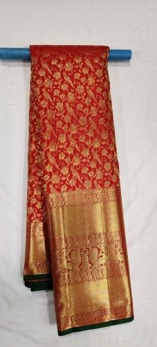 Kanchipuram Pure Silk Red Saree