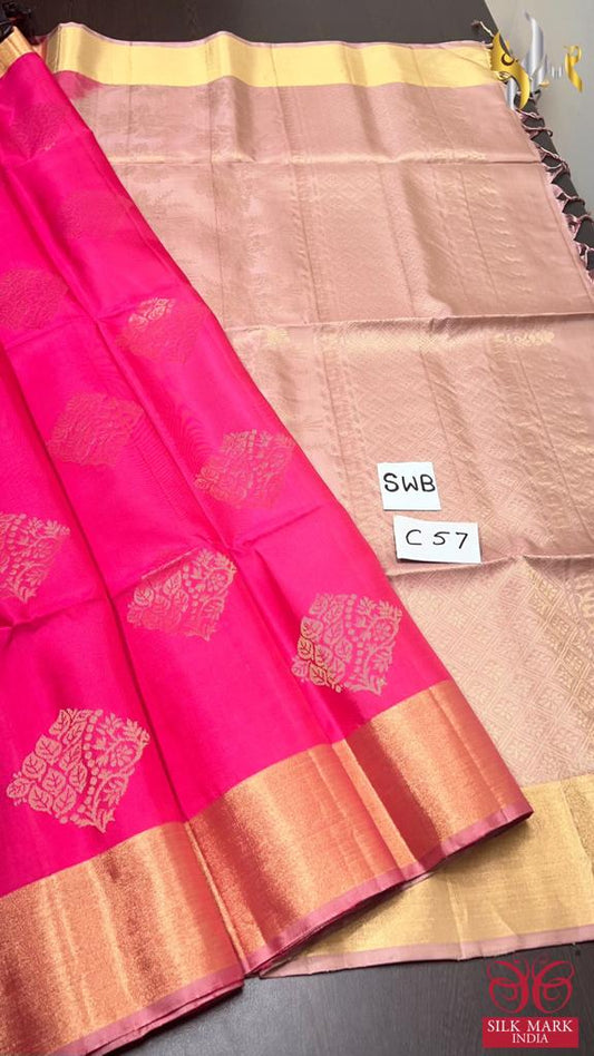 Kanchipuram Handloom Soft Silk Saree