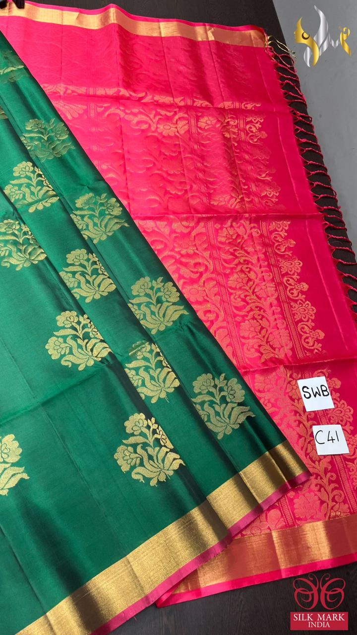Kanchipuram Handloom Soft Silk Saree
