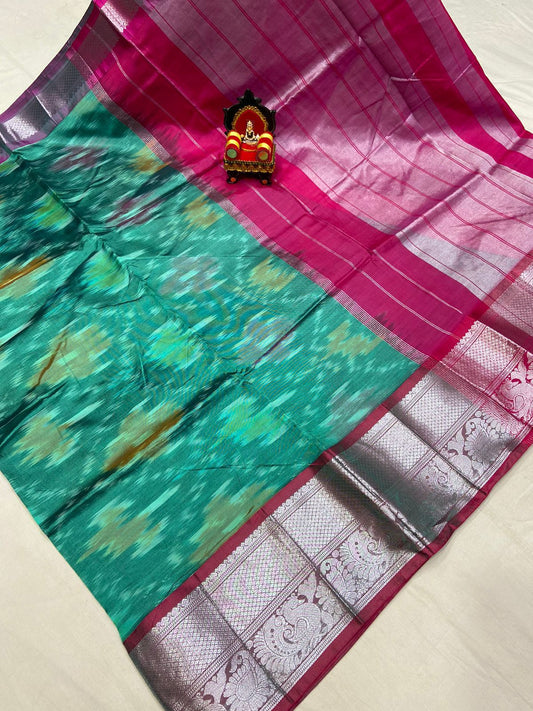 Kuppadam Pochampally Design Saree