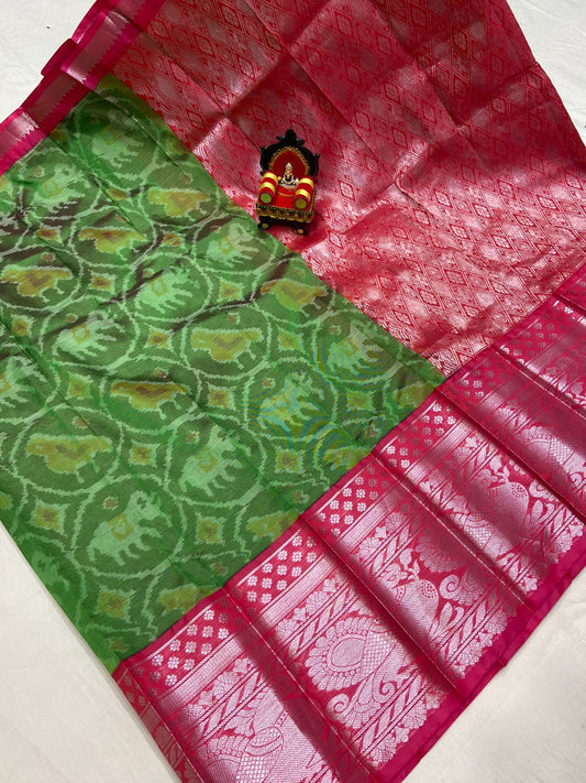 Kuppadam Pochampally Design Saree