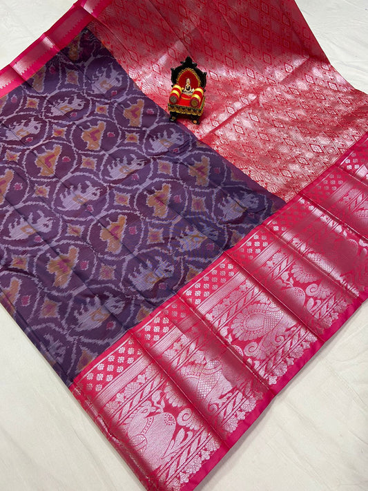 Kuppadam Pochampally Design Saree