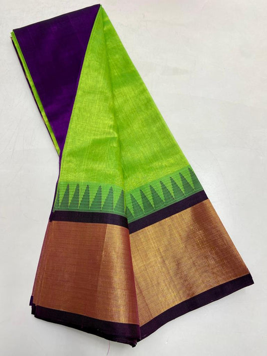 Kuppadam Temple Border Saree