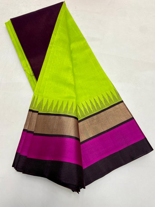 Kuppadam Temple Border Saree