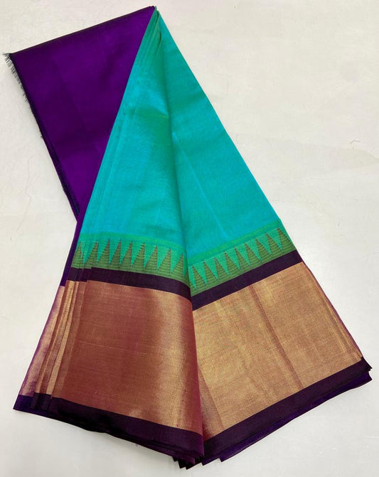 Kuppadam Temple Border Saree