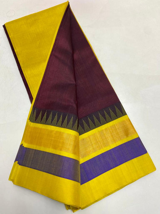 Kuppadam Temple Border Saree