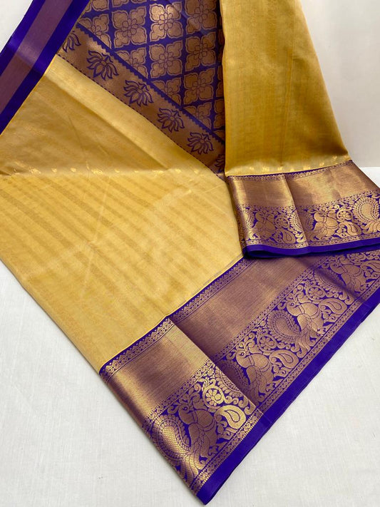 Chanderi Kuppadam Kanchi Border Saree