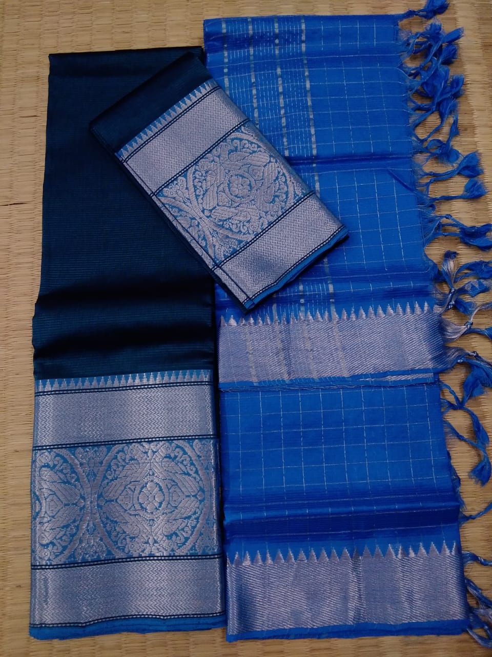 Mangalagiri Silk Cotton Lehenga Set
