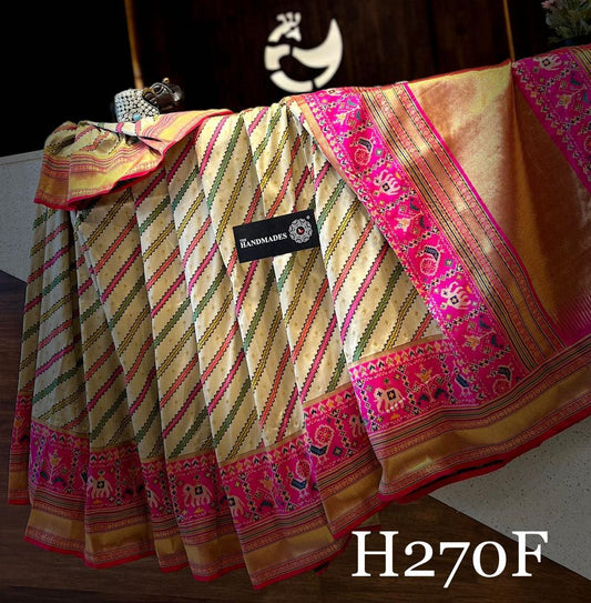 Moonga Pattu Saree