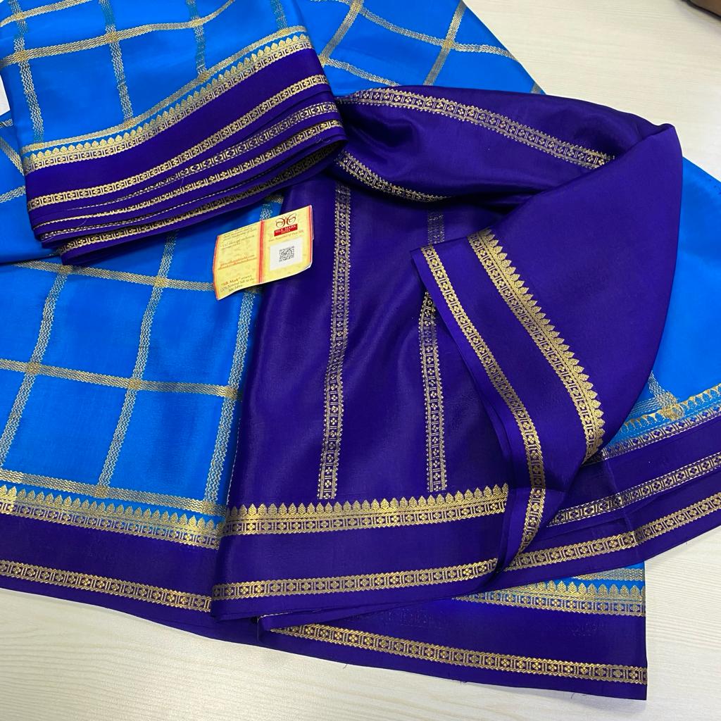 Mysore Crepe Pure Silk Saree