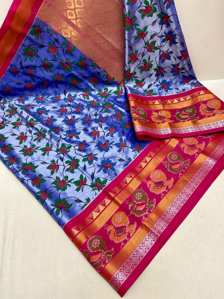 Malmal Cotton Paper Print Saree – Kreate