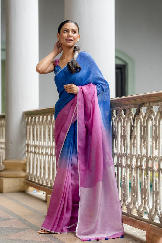 Pure Linen by Linen Saree