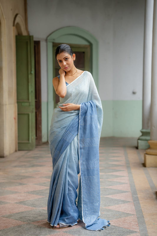 Pure Linen by Linen Saree