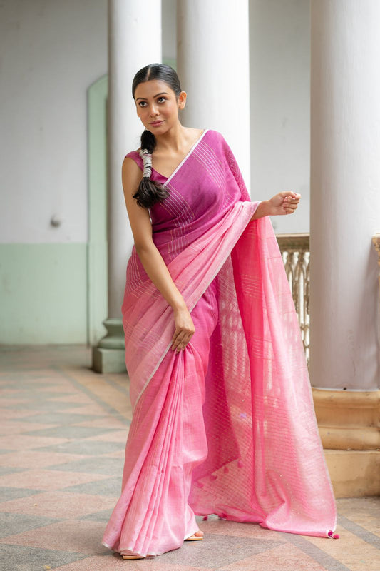 Pure Linen by Linen Saree