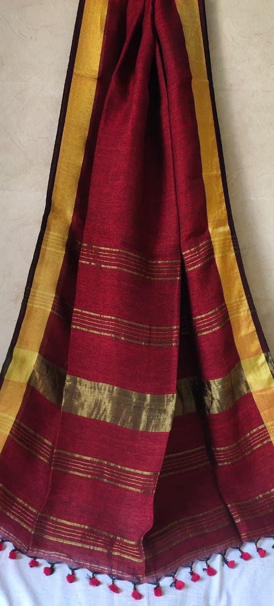 Pure Linen by Linen Saree