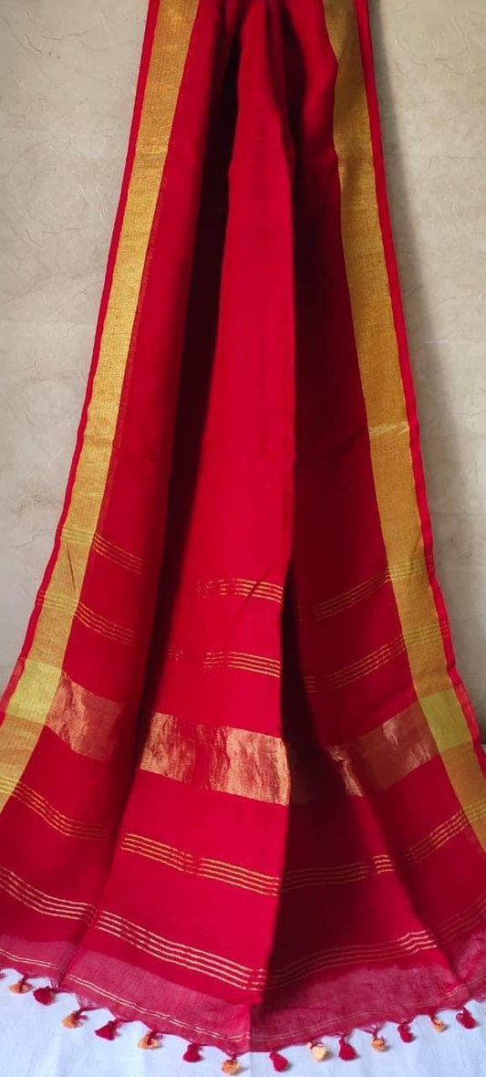 Pure Linen by Linen Saree